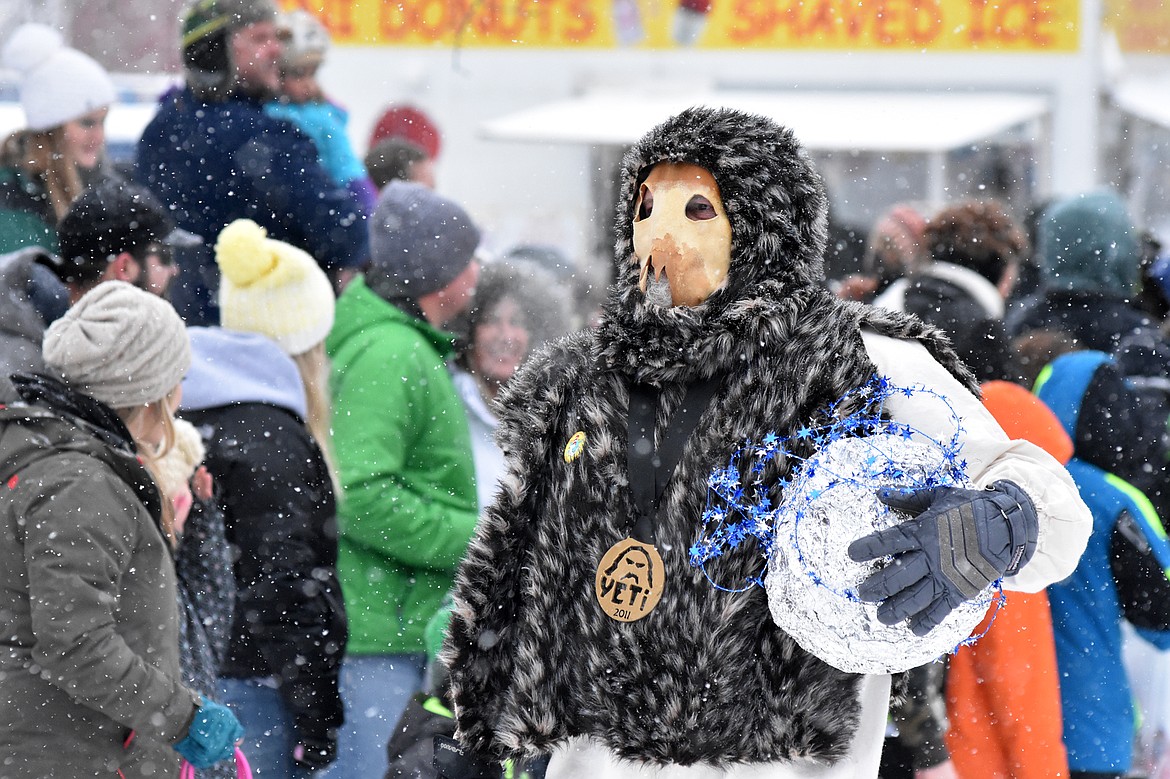 Hundreds lined Central Avenue Saturday for the 58th annual Whitefish Winter Carnival Grand Parade. This year&#146;s theme was &#147;One Fish, Two Fish, Whitefish&#148; a nod to the many colorful Dr. Seuss children books. (Heidi Desch/Whitefish Pilot)