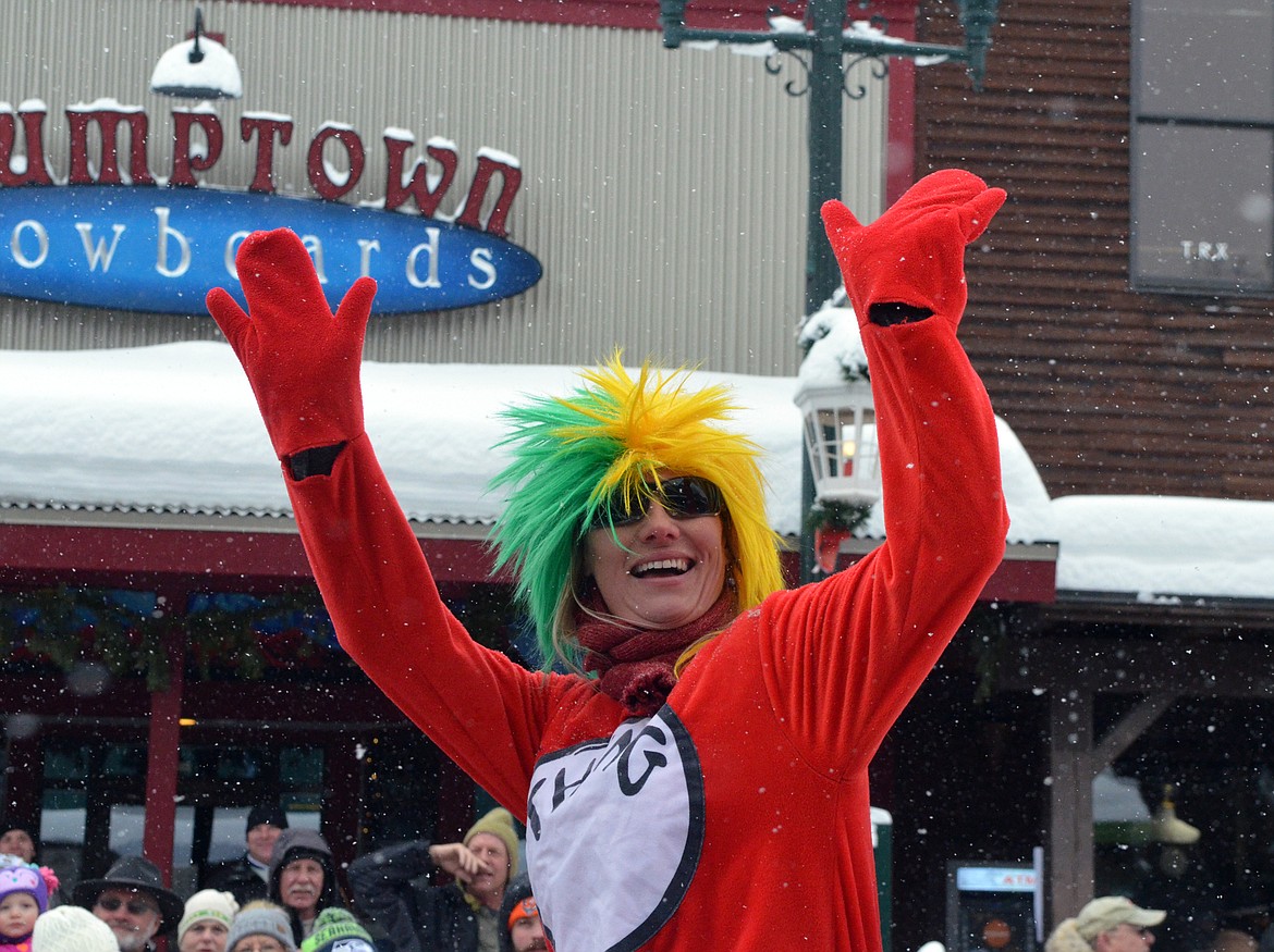 Hundreds lined Central Avenue Saturday for the 58th annual Whitefish Winter Carnival Grand Parade. This year&#146;s theme was &#147;One Fish, Two Fish, Whitefish&#148; a nod to the many colorful Dr. Seuss children books. (Heidi Desch/Whitefish Pilot)