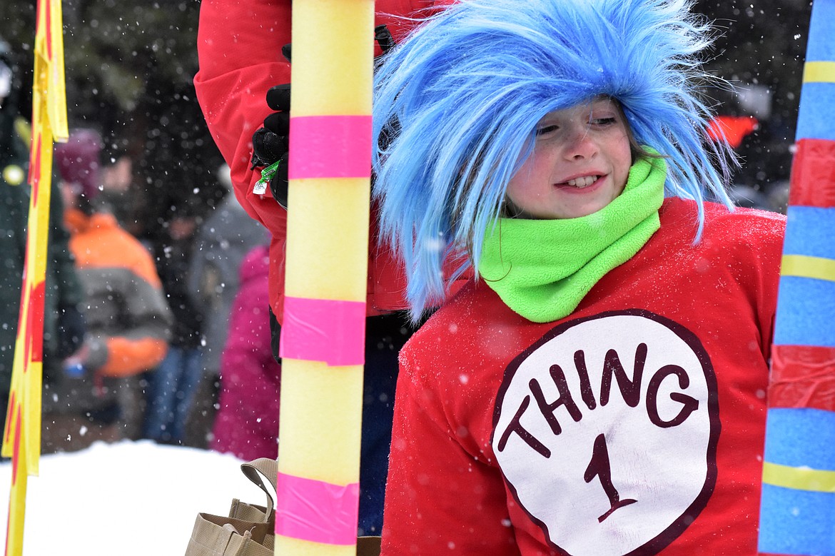 Hundreds lined Central Avenue Saturday for the 58th annual Whitefish Winter Carnival Grand Parade. This year&#146;s theme was &#147;One Fish, Two Fish, Whitefish&#148; a nod to the many colorful Dr. Seuss children books. (Heidi Desch/Whitefish Pilot)