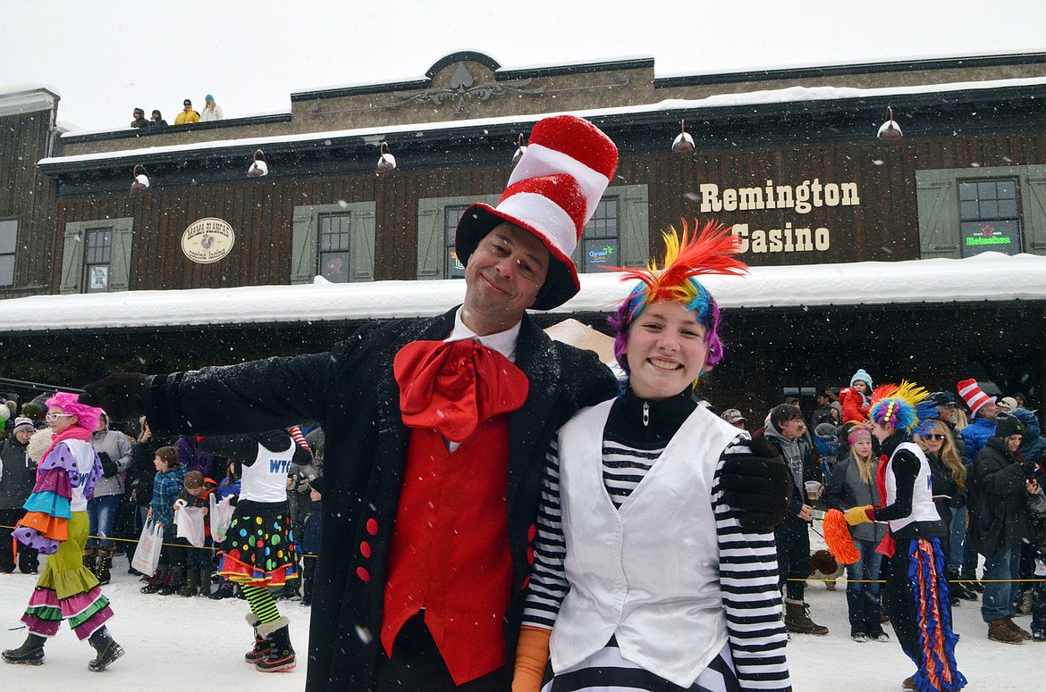 Hundreds lined Central Avenue Saturday for the 58th annual Whitefish Winter Carnival Grand Parade. This year&#146;s theme was &#147;One Fish, Two Fish, Whitefish&#148; a nod to the many colorful Dr. Seuss children books. (Heidi Desch/Whitefish Pilot)