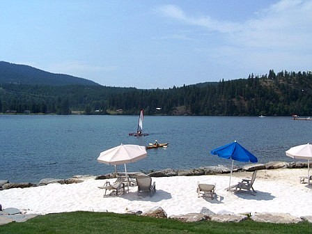 Courtesy photo
View from the Marina Town private beach area on the shores of Lake Pend Oreille.