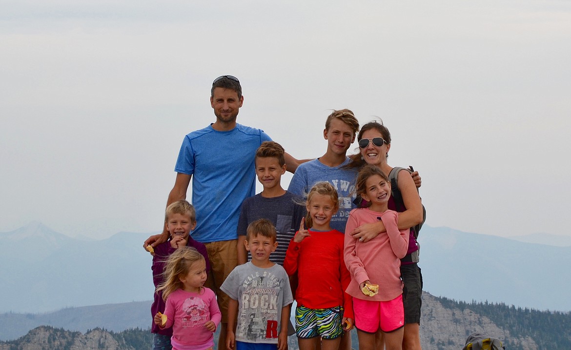 Joshua and Jane Turner are pictured with their seven children. They plan to adopt two Chinese children in April. (Photos courtesy of Jane Turner)