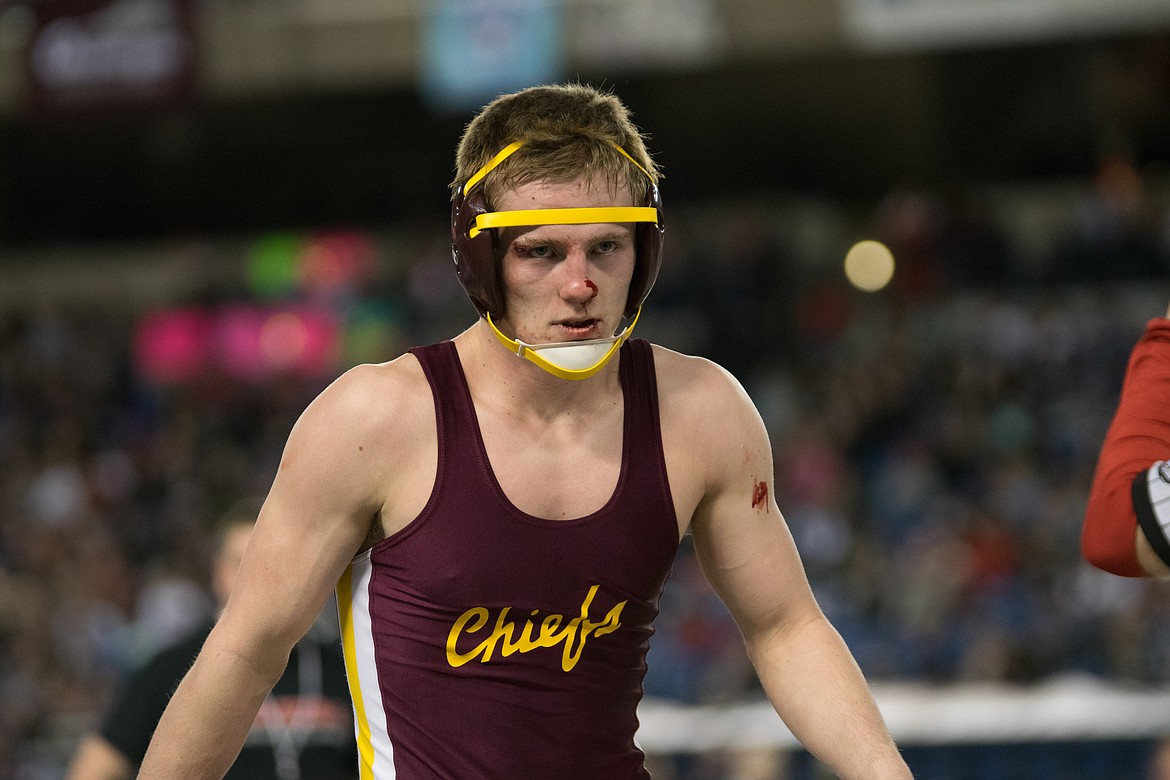 Kennady Schlagel/courtesy photo
Hunter Cruz competes during Mat Classic XXIX.