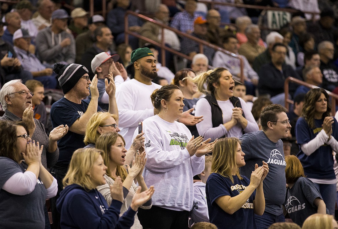 LOREN BENOIT/PressGenesis Prep fans cheer on their team.