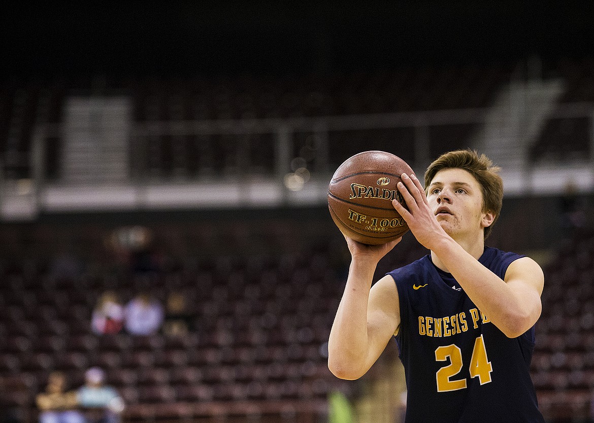 LOREN BENOIT/Press

Jonny Hillman shoots a free throw in Saturday&#146;s  1A DII championship game.