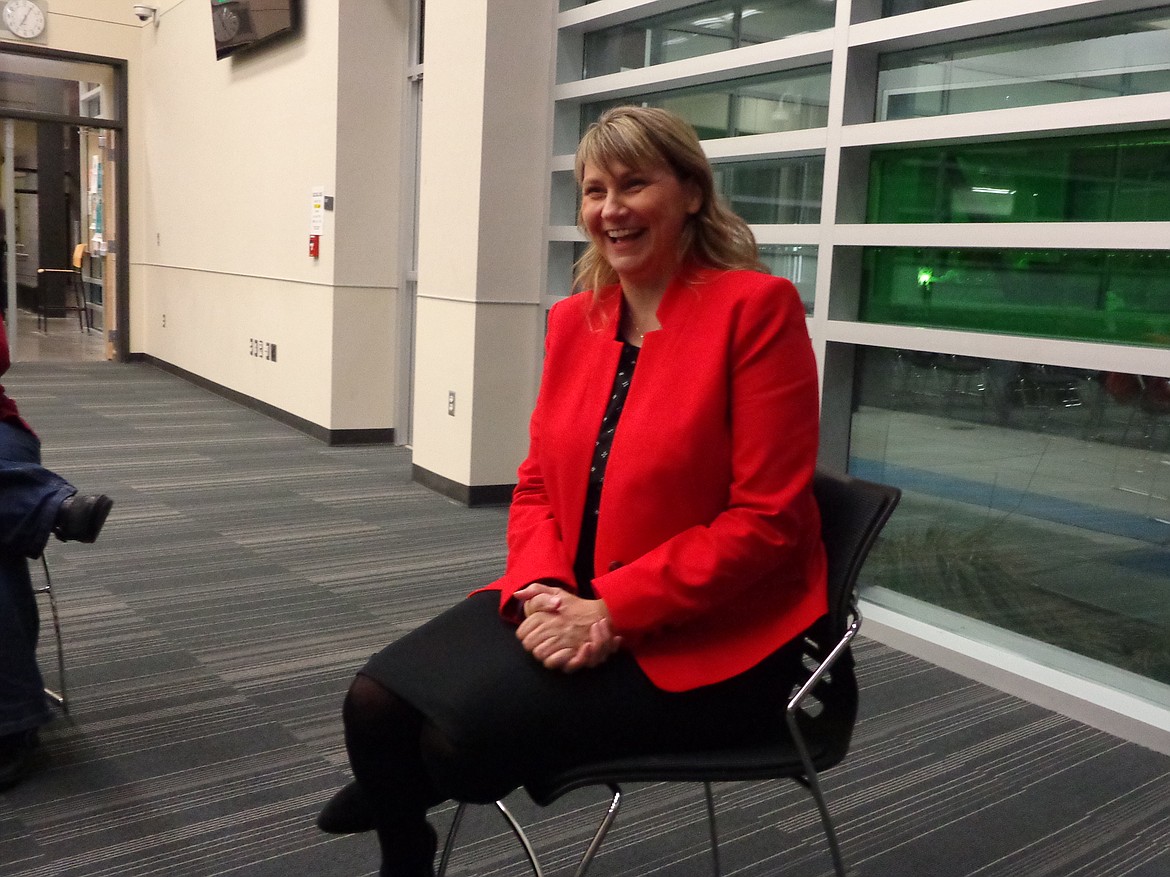 Charles H. Featherstone/Columbia Basin Herald
Pasco resident, middle school principal, and candidate for assistant superintendent Charlotte Stingley during an interview Wednesday.