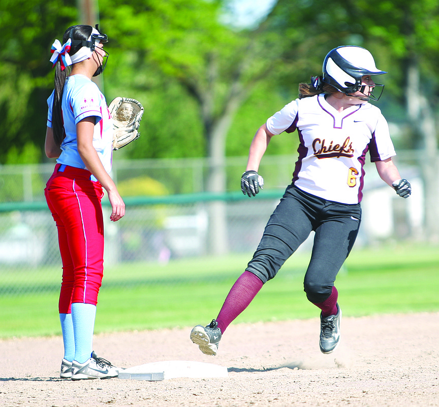 Connor Vanderweyst/Columbia Basin Herald
Infielder Tia Radach is a senior captain for Moses Lake softball.