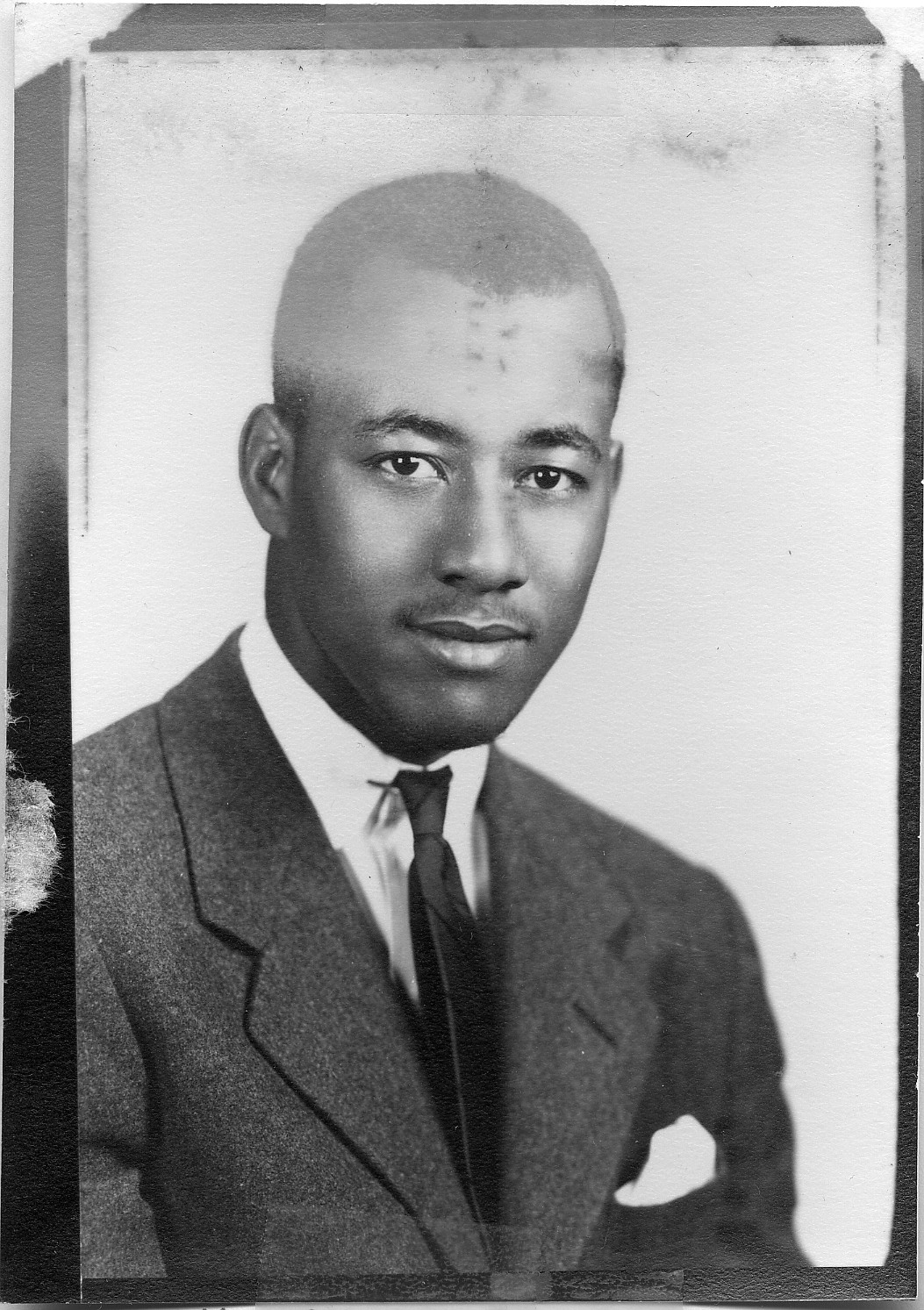 Rudolph &#147;Zip&#148; Rhoades posed for this senior photo, which was used in the Flathead County High School annual of 1953. This photo was found by William &#147;Shorty&#148; Stockard of Kalispell, who was 8 years old when Rhoades attended high school here for one year.