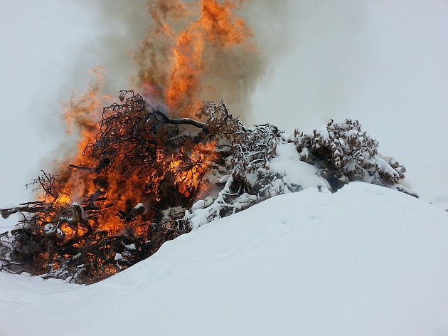 Opening burning season began Mar. 1 through April 30 and permits are not required. (Photo courtesy of Montana Forest Service.)