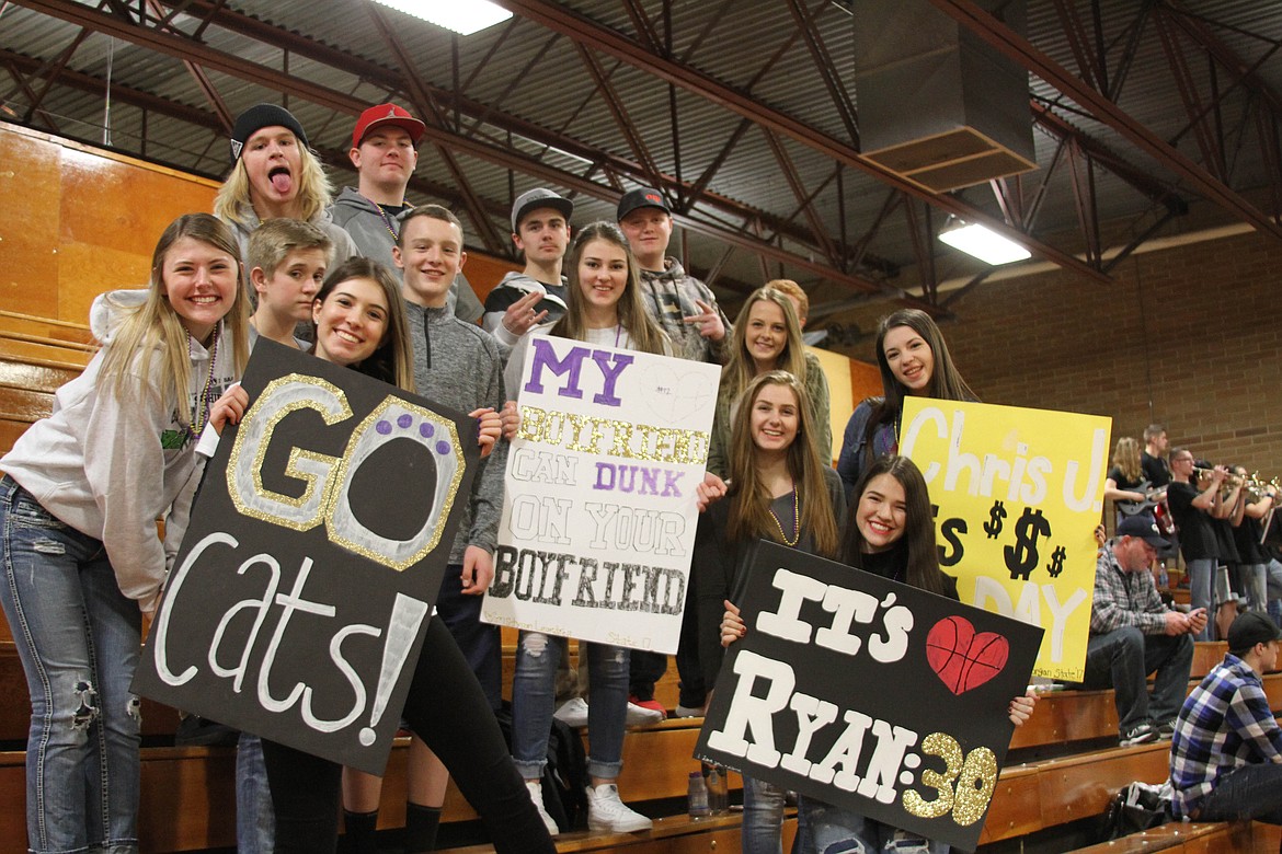 (Photo by Caleb McDonald)
Kellogg has a decent-sized student cheering section at the state tournament. And considering they&#146;re one game away from the championship game, the Wildcats could use all the support they can get!