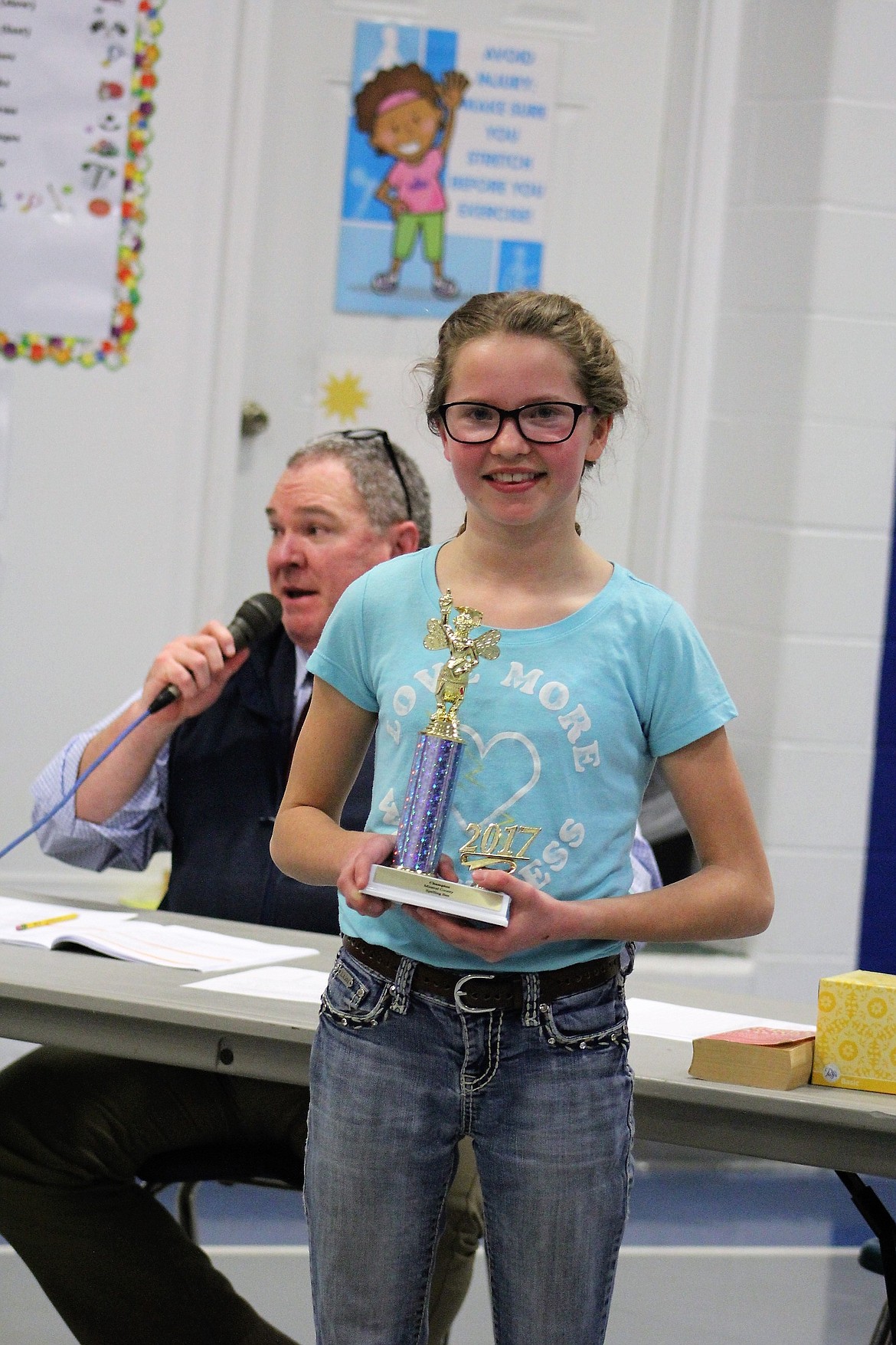 Payton Melender of Superior School won the Mineral County Spelling Bee and will advance to state.