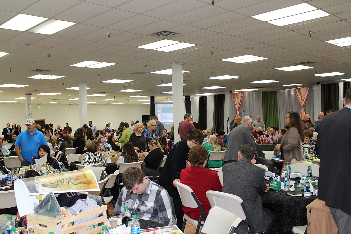 Chanet Stevenson/The Sun Tribune - It was a packed house during the 50th Annual Greater Othello Chamber Awards Banquet and Raffle, which was helt at the Bethel Assembly of God Church last Friday.