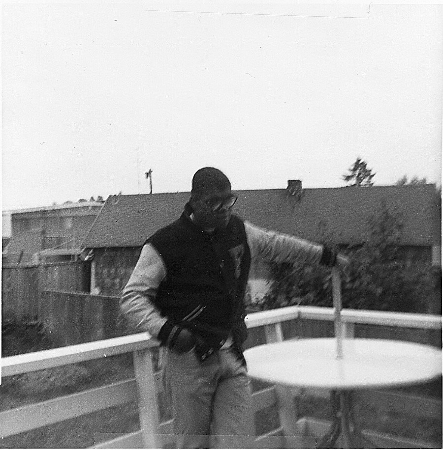 Stockard sports his Flathead letterman&#146;s jacket in this photo taken while he was in high school in Kalispell.