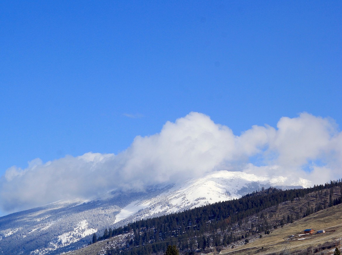 The heart of Baldy Mountain can be seen just below and left of the center of this photograph.