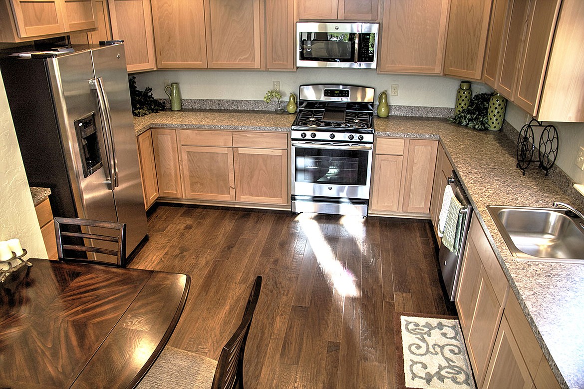 Courtesy photo
A fully-furnished example kitchen in Parkside Bungalows.