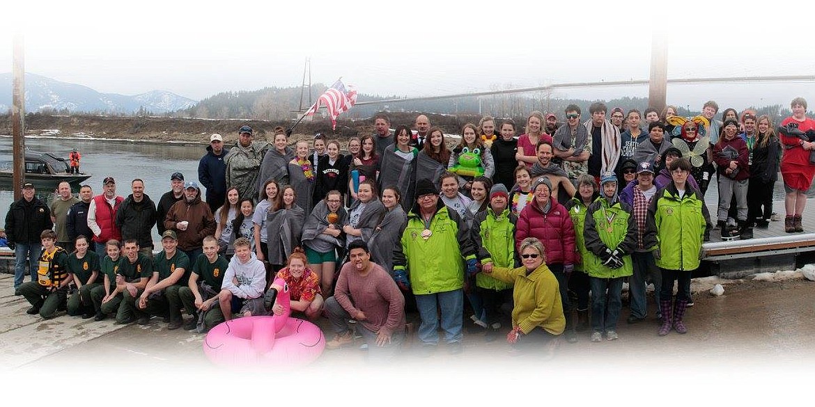 &#151;Photo by KRAMER PHOTOGRAPHY
2017 Special Olympics Penguin Plunge participants.