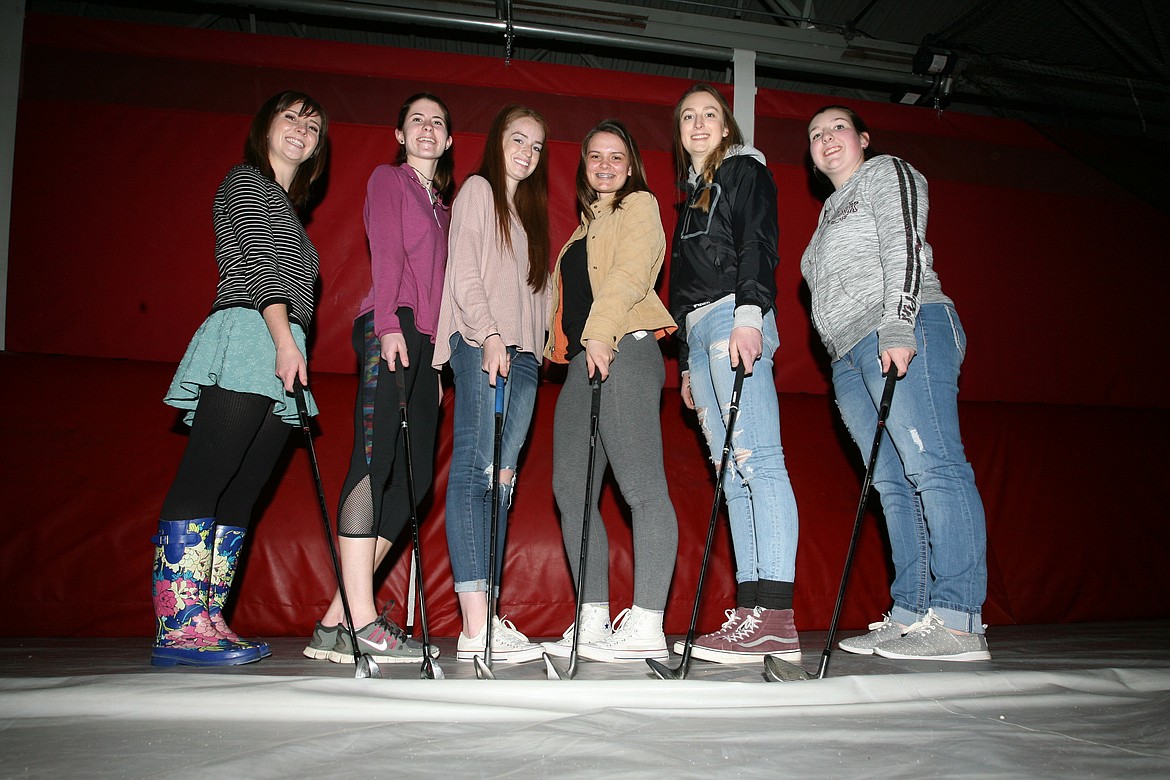 (Photo by ERIC PLUMMER)
The varsity girls team, pictured back row, from left to right: Hannah Fingel, Morgan Hogue, Nina McDonnell, Caroline Hawkins, Hannah Hurst, Cheyenne Nicholson.