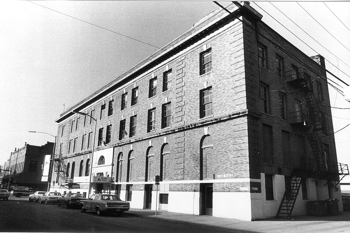 The old Elks Building, home to the college&#146;s administrative and faculty offices, bookstore, cafeteria, theatre, early computer labs and some classrooms. The building, which was across the street from Norm&#146;s News and Western Outdoor, was demolished in the 1990s.