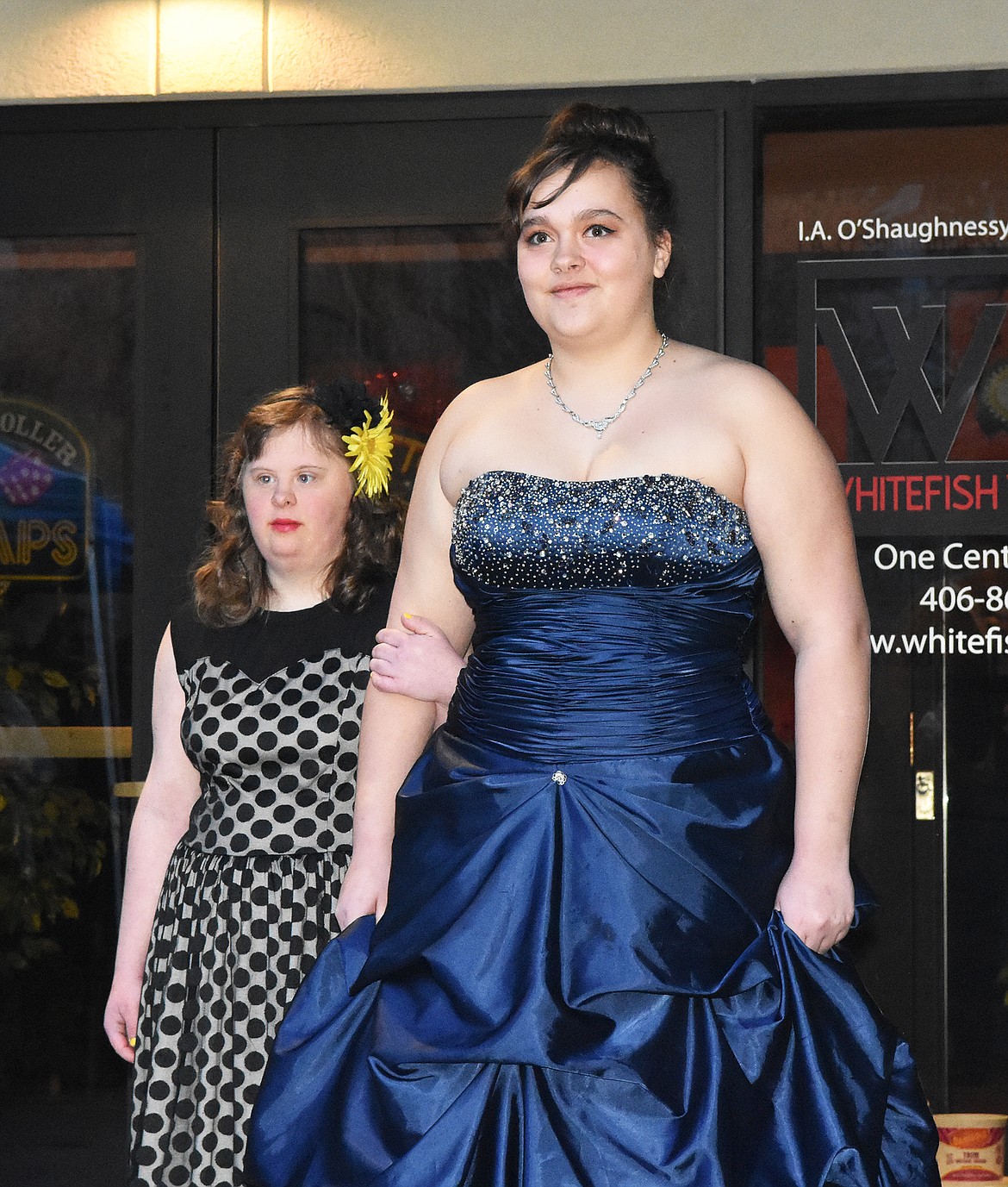 Whitefish High School students participated in the Prom Grand March Saturday at the O'Shaughnessy Center.