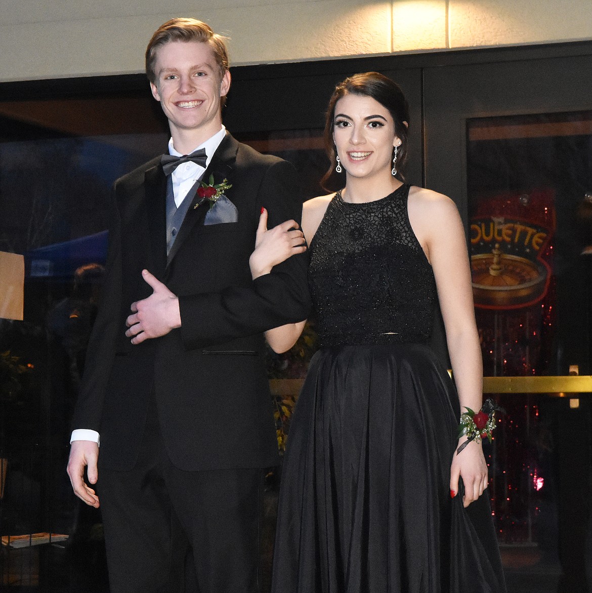 Whitefish High School students participated in the Prom Grand March Saturday at the O'Shaughnessy Center.