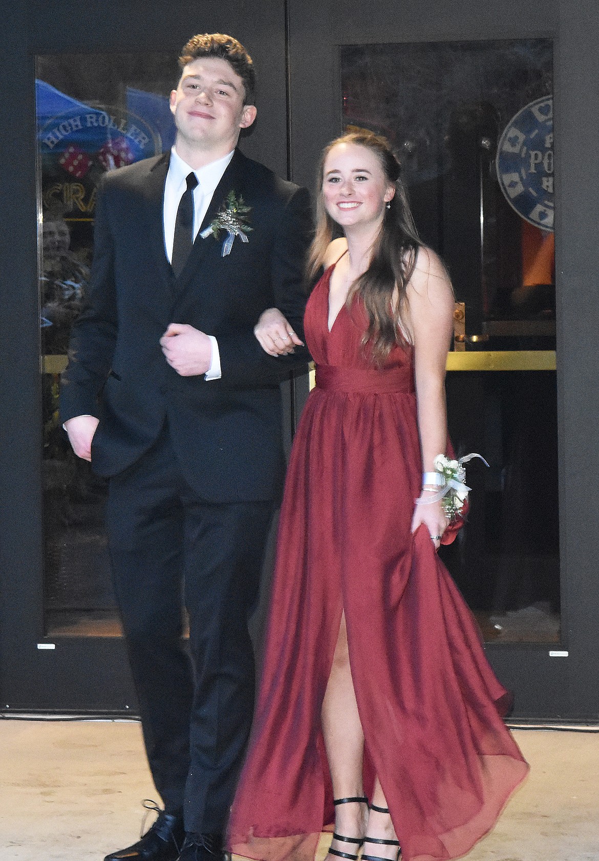 Whitefish high school students participated in the Grand March Saturday at the O'Shaughnessy Center.