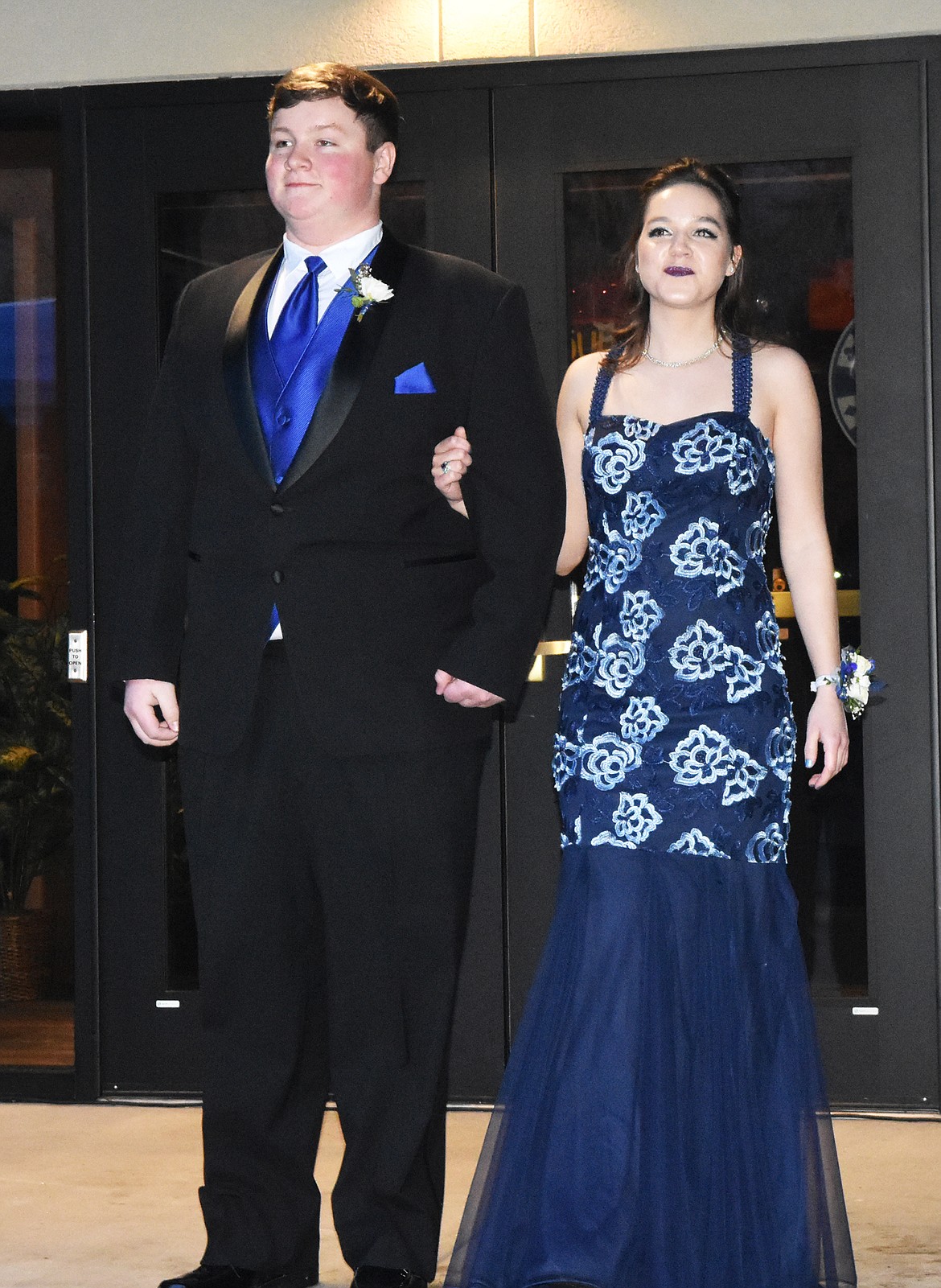 Whitefish High School students participated in the Prom Grand March Saturday at the O'Shaughnessy Center.