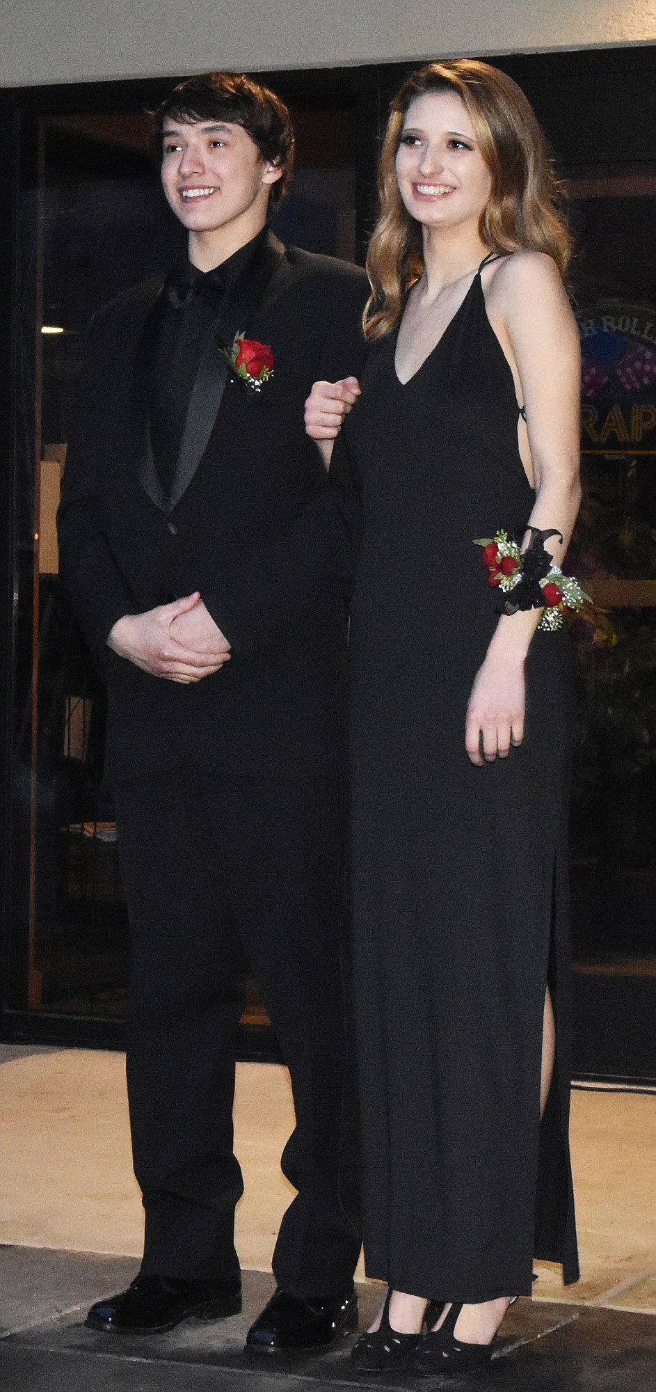 Whitefish High School students participated in the Prom Grand March Saturday at the O'Shaughnessy Center.