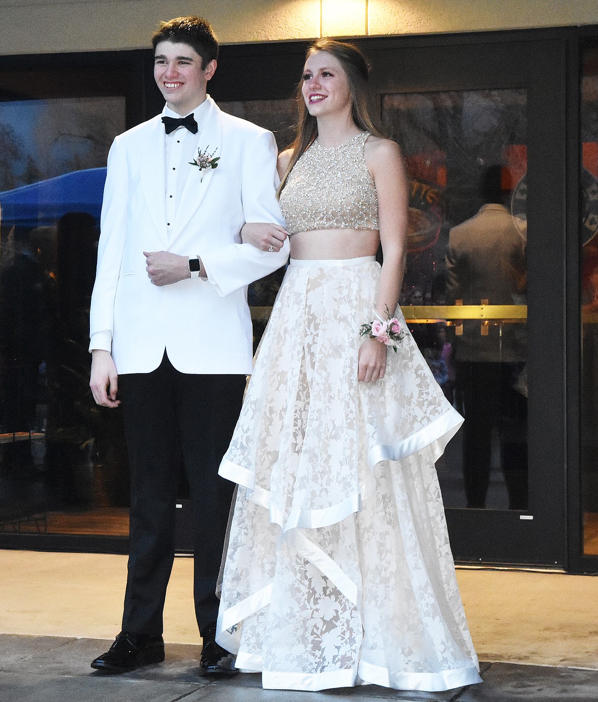 Whitefish High School students participated in the Prom Grand March Saturday at the O'Shaughnessy Center.