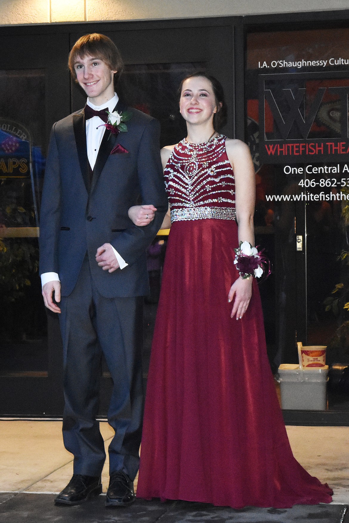 Whitefish High School students participated in the Prom Grand March Saturday at the O'Shaughnessy Center.