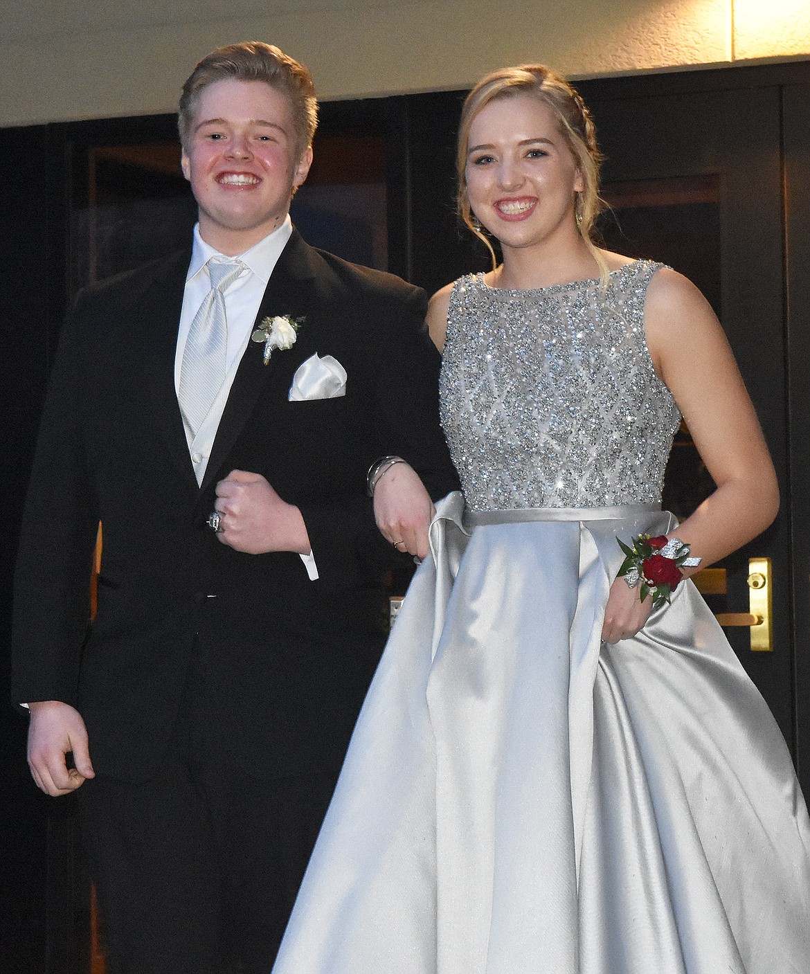 Whitefish High School students participated in the Prom Grand March Saturday at the O'Shaughnessy Center.