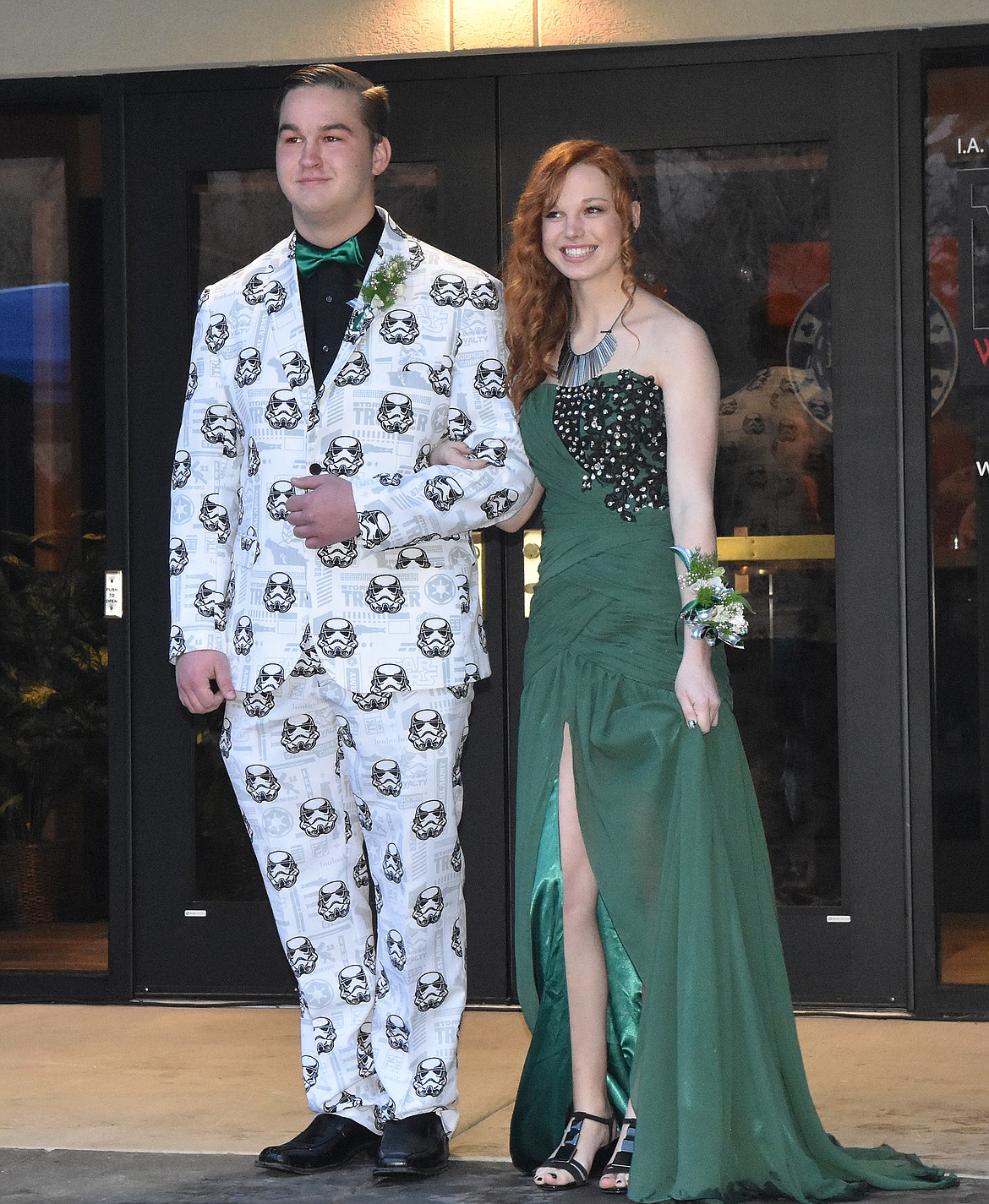 Whitefish high school students participated in the Grand March Saturday at the O'Shaughnessy Center.