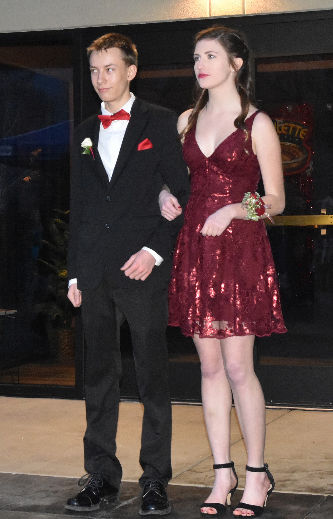 Whitefish High School students participated in the Prom Grand March Saturday at the O'Shaughnessy Center.