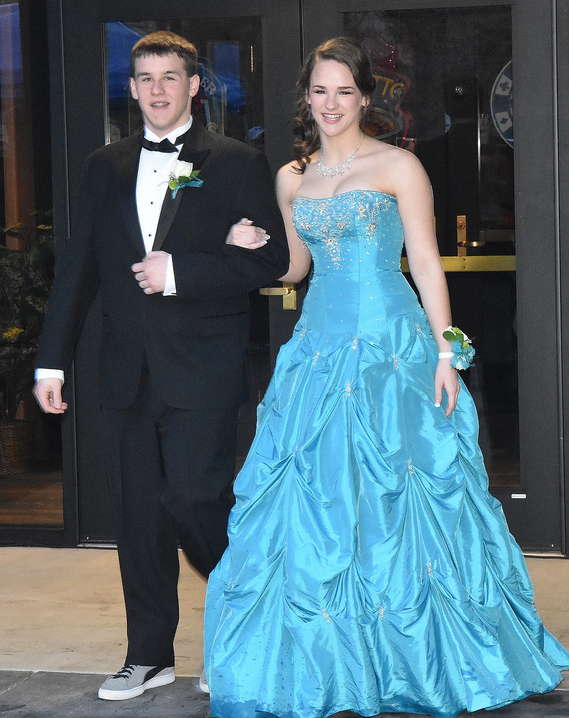 Whitefish high school students participated in the Grand March Saturday at the O'Shaughnessy Center.