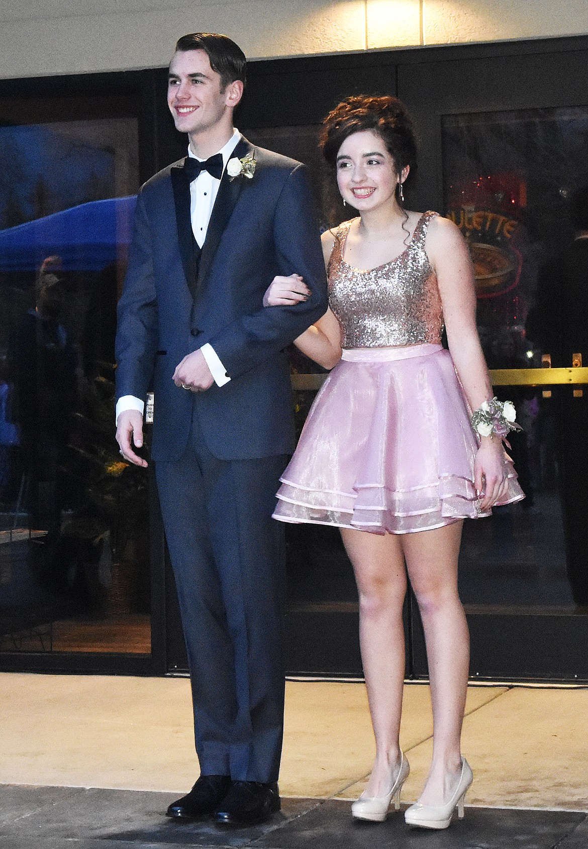 Whitefish High School students participated in the Prom Grand March Saturday at the O'Shaughnessy Center.