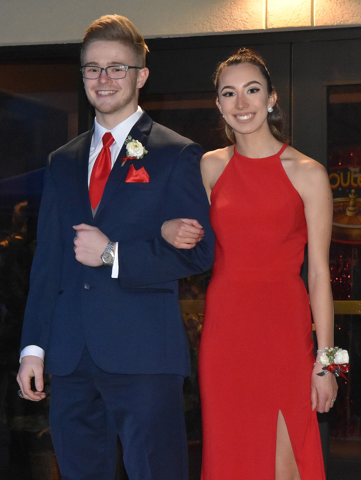 Whitefish High School students participated in the Prom Grand March Saturday at the O'Shaughnessy Center.