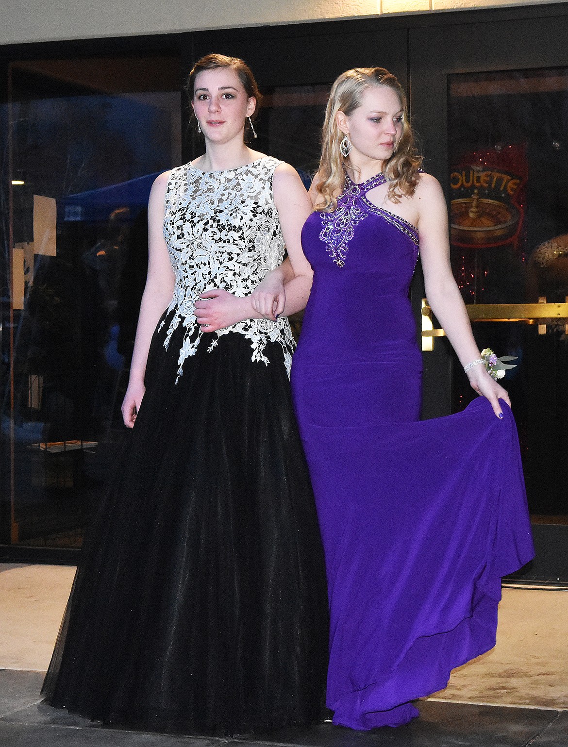 Whitefish High School students participated in the Prom Grand March Saturday at the O'Shaughnessy Center.