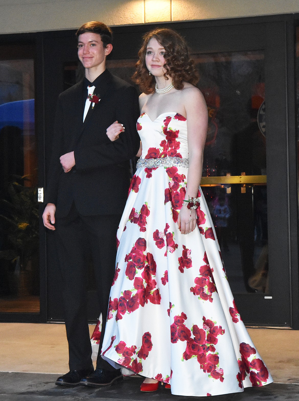 Whitefish high school students participated in the Grand March Saturday at the O'Shaughnessy Center.