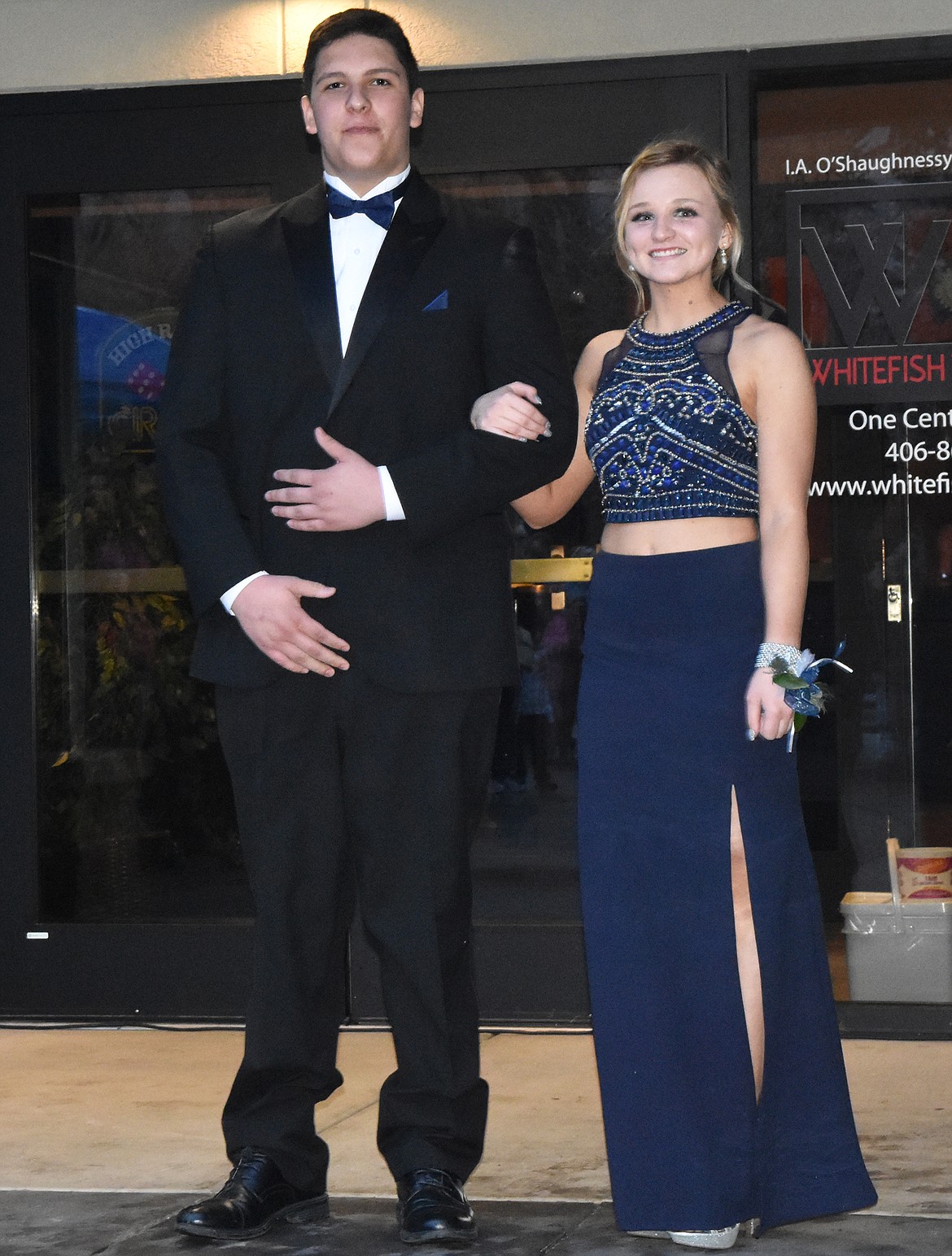 Whitefish high school students participated in the Grand March Saturday at the O'Shaughnessy Center.