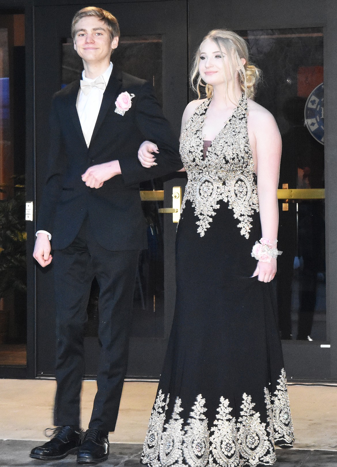 Whitefish high school students participated in the Grand March Saturday at the O'Shaughnessy Center.