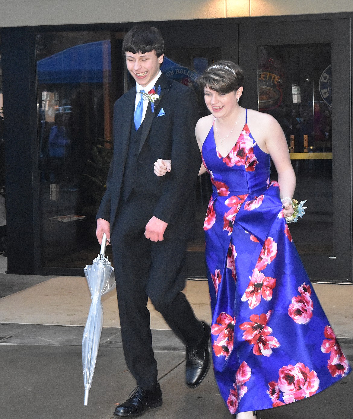 Whitefish high school students participated in the Grand March Saturday at the O'Shaughnessy Center.