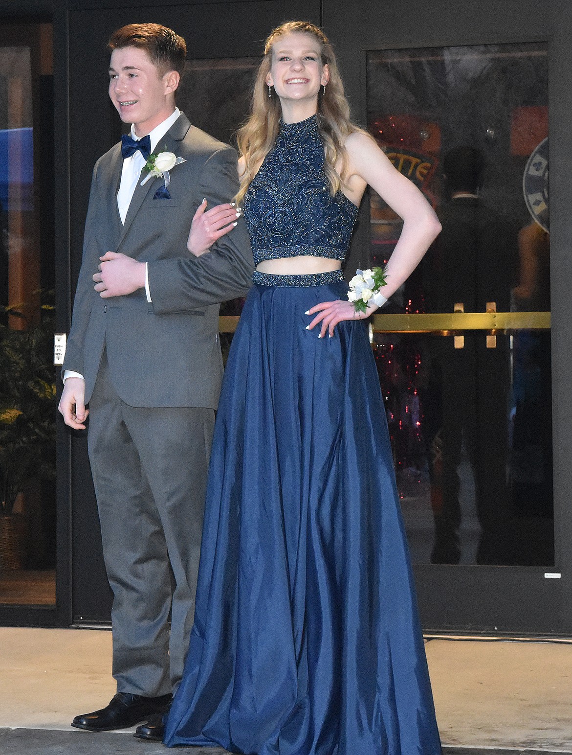 Whitefish high school students participated in the Grand March Saturday at the O'Shaughnessy Center.