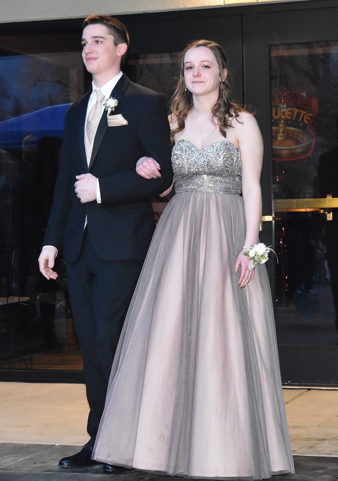 Whitefish High School students participated in the Prom Grand March Saturday at the O'Shaughnessy Center.