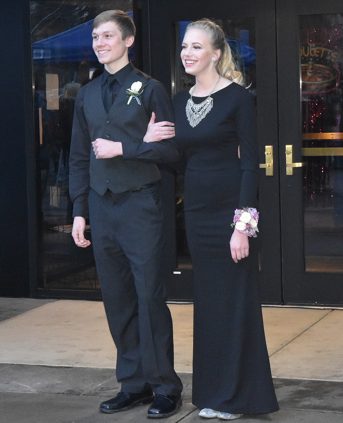 Whitefish high school students participated in the Grand March Saturday at the O'Shaughnessy Center.