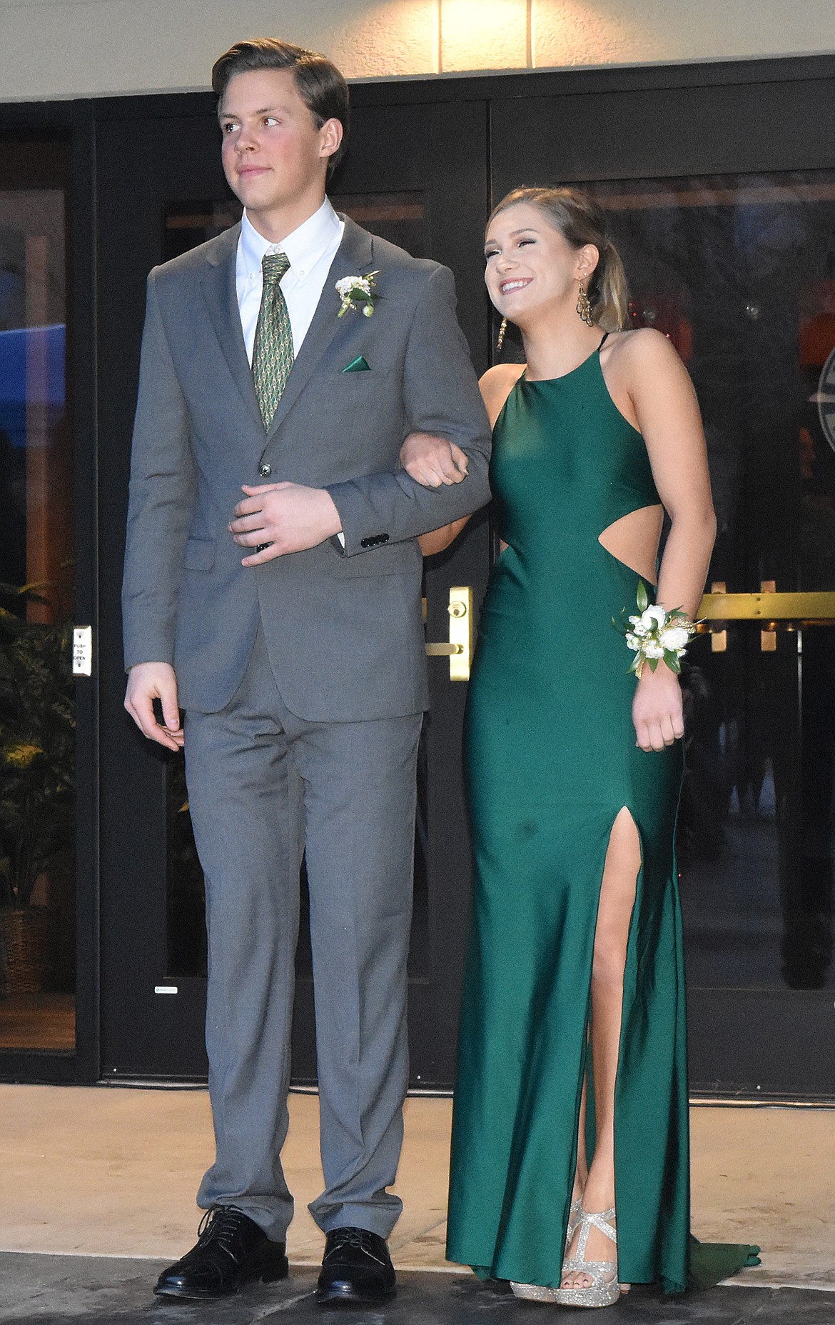 Whitefish High School students participated in the Prom Grand March Saturday at the O'Shaughnessy Center.