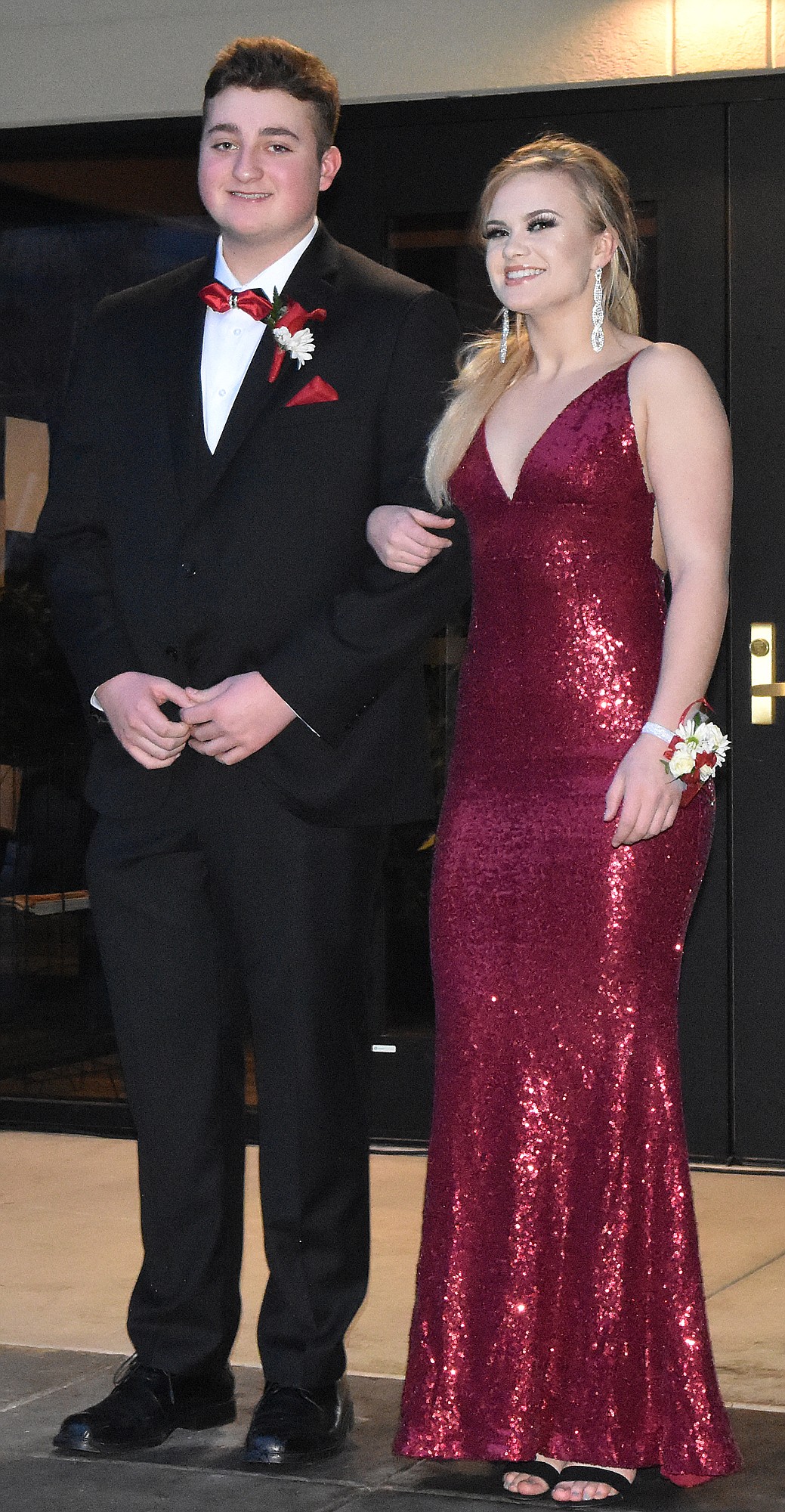 Whitefish High School students participated in the Prom Grand March Saturday at the O'Shaughnessy Center.