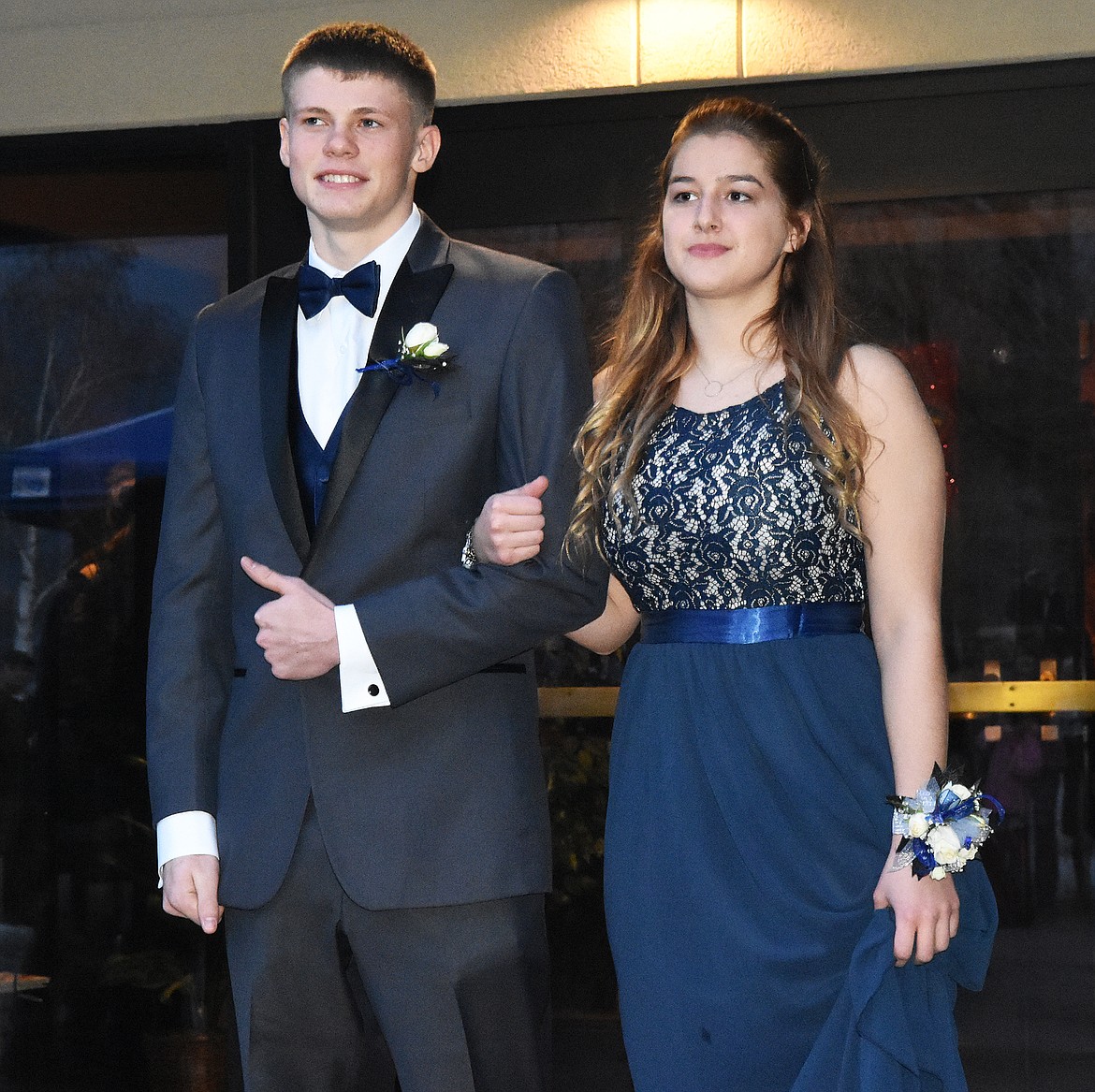 Whitefish High School students participated in the Prom Grand March Saturday at the O'Shaughnessy Center.