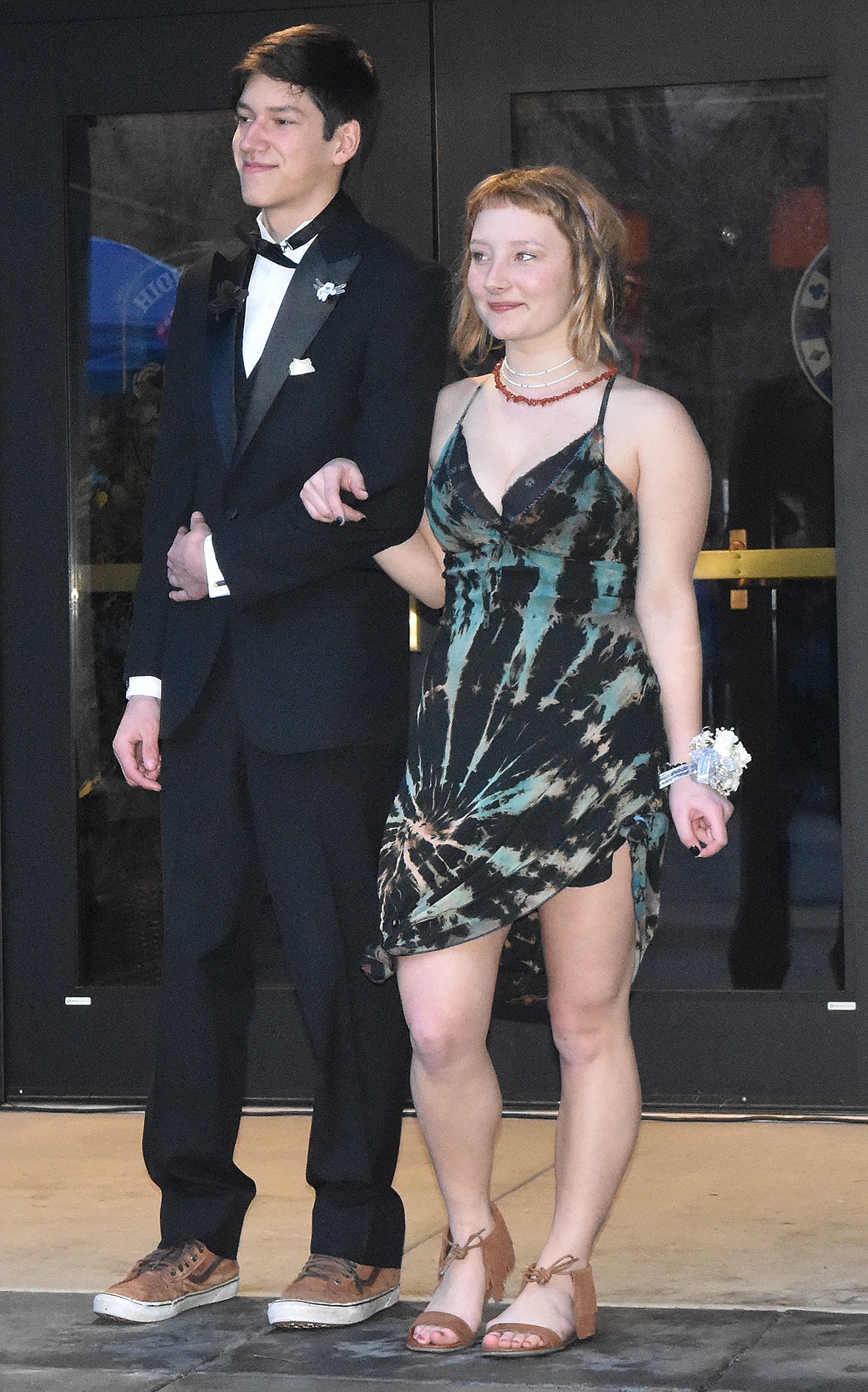 Whitefish high school students participated in the Grand March Saturday at the O'Shaughnessy Center.