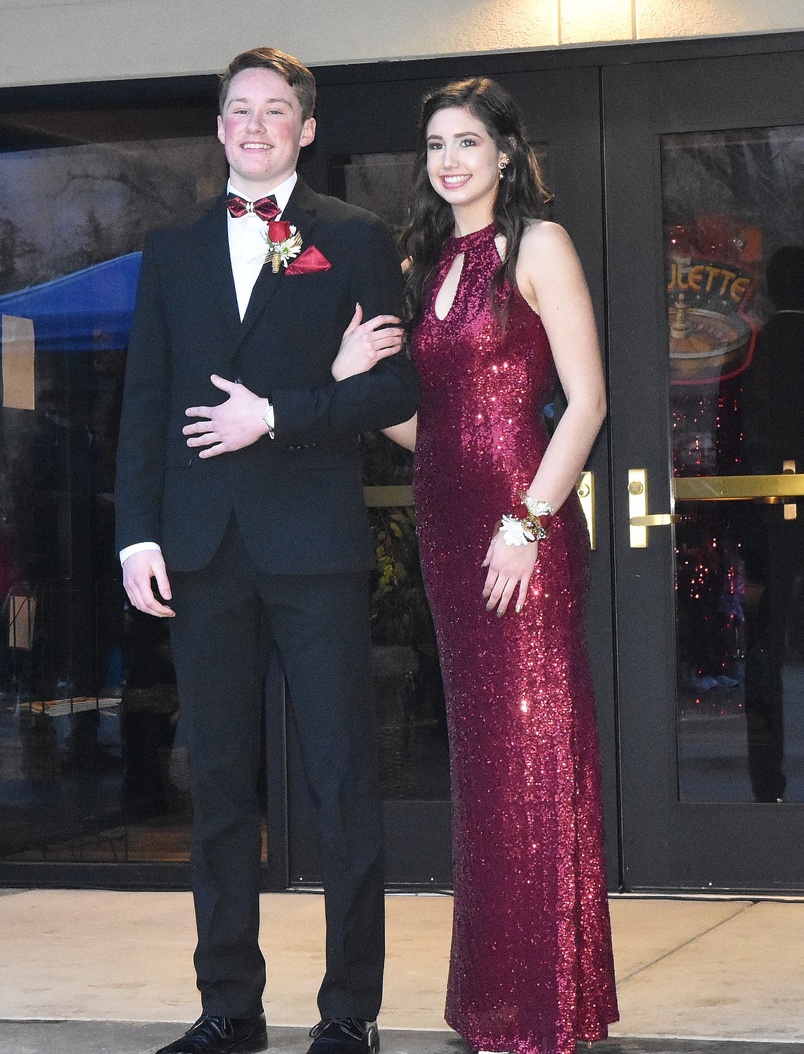 Whitefish high school students participated in the Grand March Saturday at the O'Shaughnessy Center.