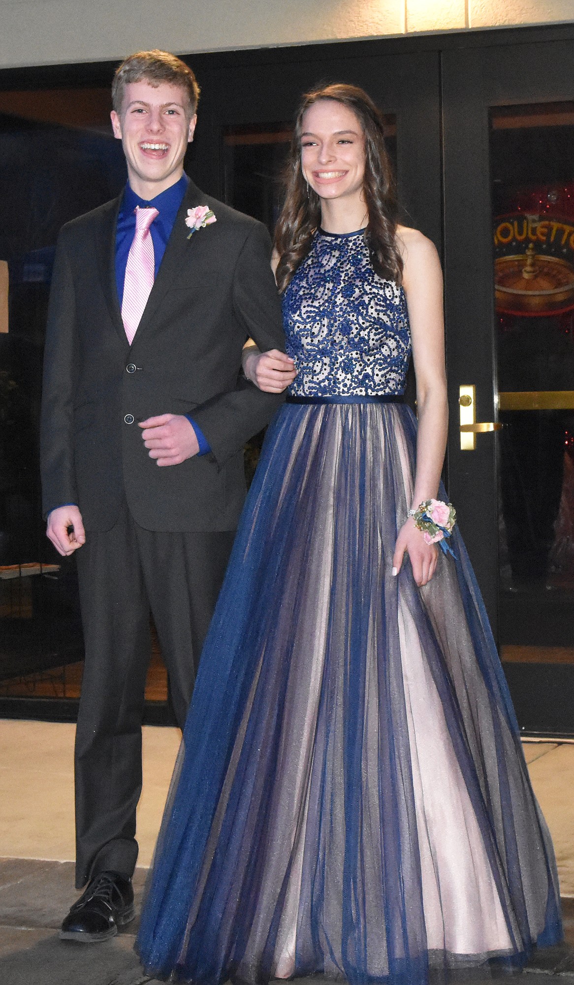 Whitefish High School students participated in the Prom Grand March Saturday at the O'Shaughnessy Center.