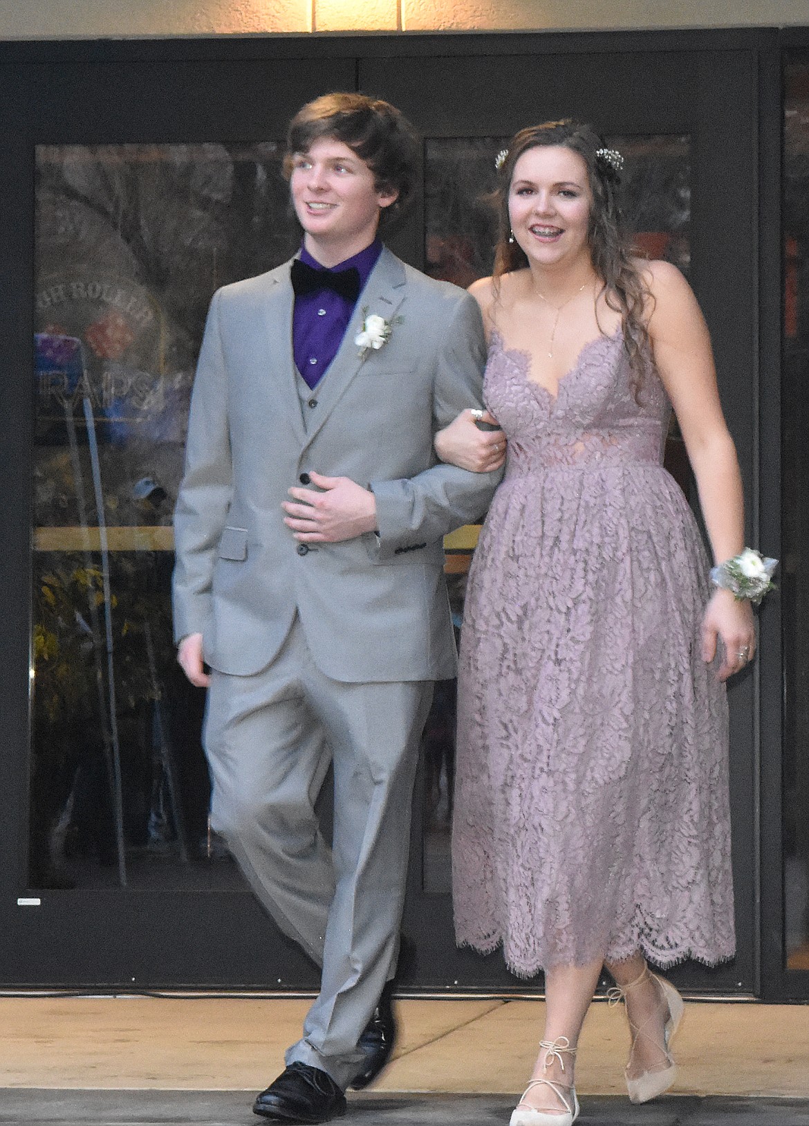 Whitefish high school students participated in the Grand March Saturday at the O'Shaughnessy Center.